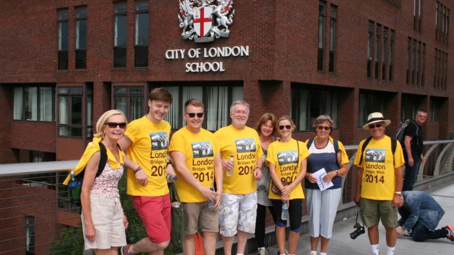 £30,000.00 raised by the London Bridges Walk 27th July 2014