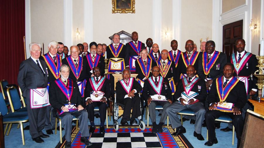 ProvGSW Shane Whelan plus Delegation on Official Visit to London West Africa Lodge 1457 on Friday, 12th September
