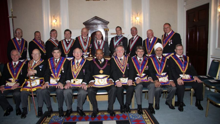 Hibernia Lodge delegation 17th March 2014