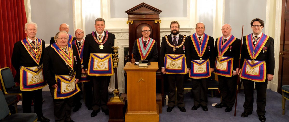 A.P.G.M W Bro Clifford Sturt P.G.J.D Delegation to Ethical Lodge No. 458