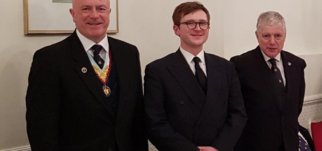 DPGM, Tom Quinn, visits Dramatic Mark, accompanied by a good-sized Delegation 12 February