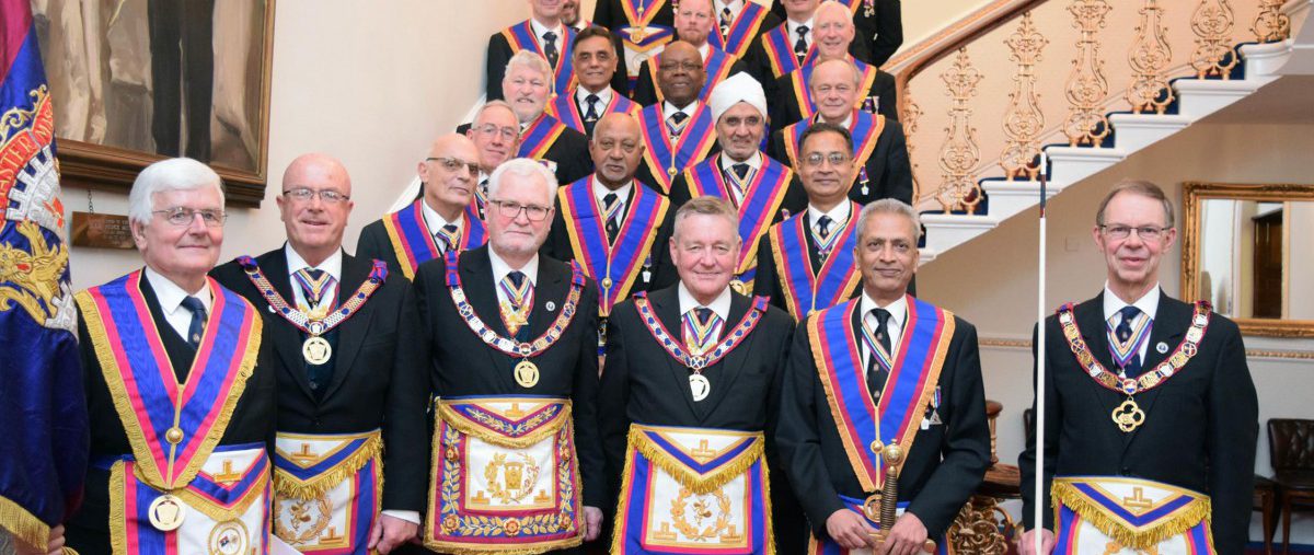 PGM David Ashbolt and a Full Team visit Mahajan Lodge on 12th March 2018