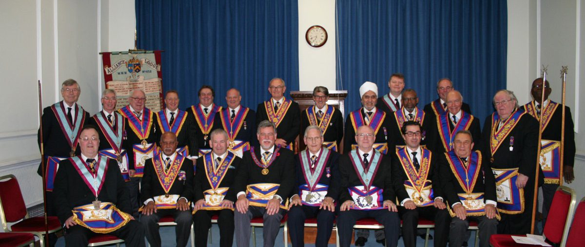 W Bro Cliff Sturt, APGM visits Alliance & Memorial Lodge No 652 - Tuesday 6th November 2018