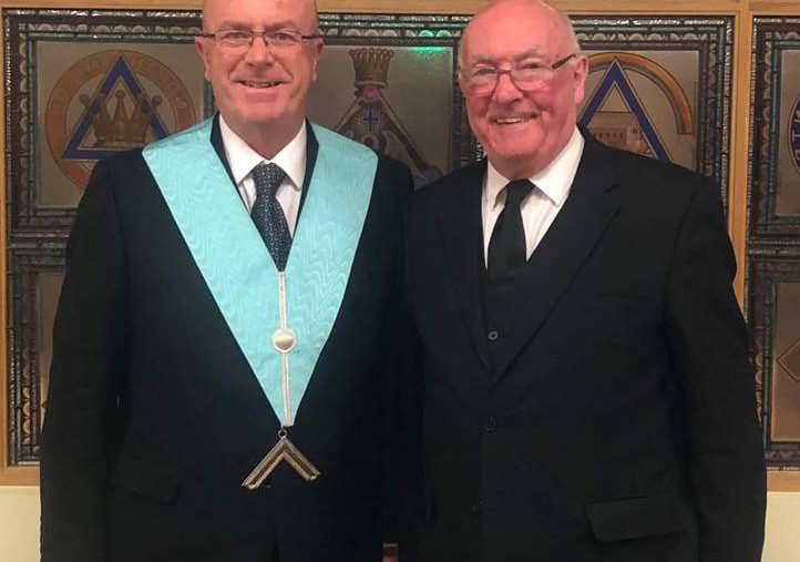 Deputy PGM Installed as WM of the Three Counties Lodge of Northants and Hunts