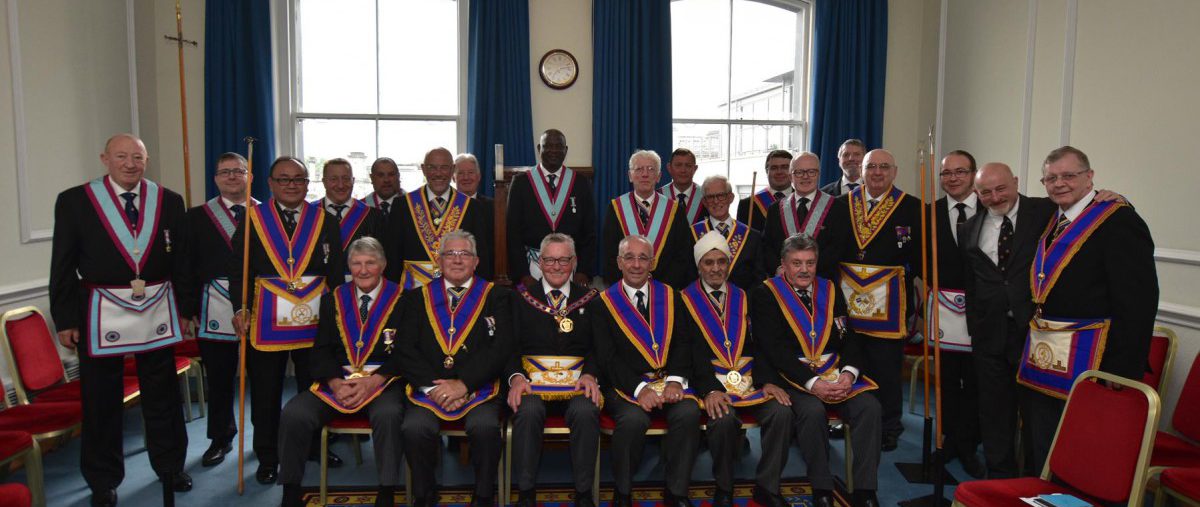 W. Bro. Henry Hobson, APGM and a delegation of Provincial Grand Officers visited Polytechnic Lodge on the 18th June 2019.