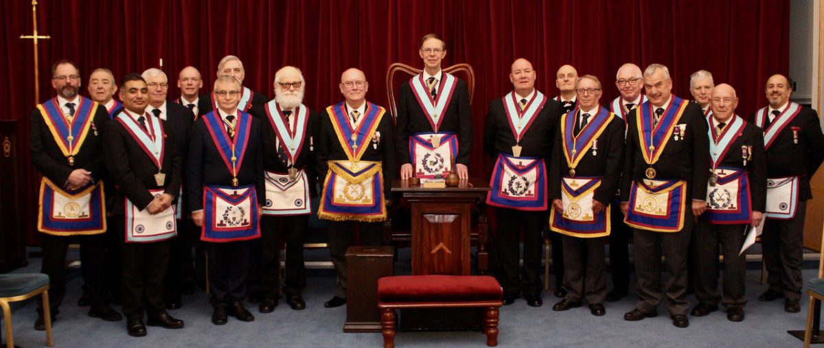 Provincial Grand Junior Warden W Bro Alan Wakeford PAGDC Visits St Johns Wood Lodge No. 1124 on 6th November 2019