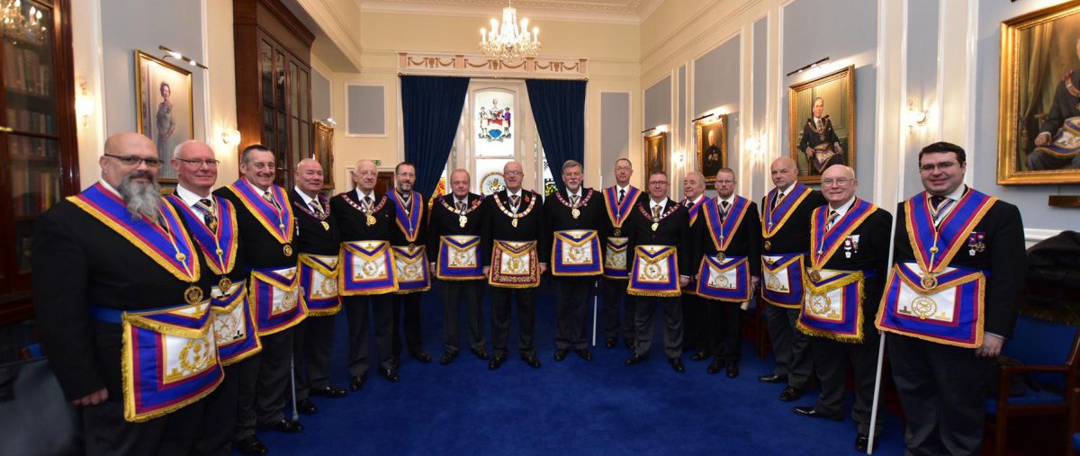 On 31 October the PGM RW. Bro. Tom Quinn fully supported by the most senior Provincial Grand Officers Consecrated Locomotion Lodge