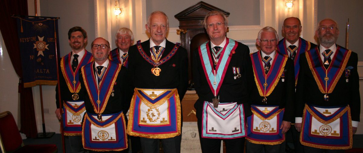 W Bro Wes Hollands, PGJD, APGM visits Keystone Lodge No 107 - 14th November 2019