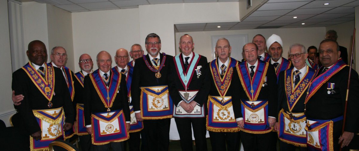W Bro Clifford Sturt, PGJD, APGM visits Vaudeville Lodge No 801 - Monday 13th January 2020