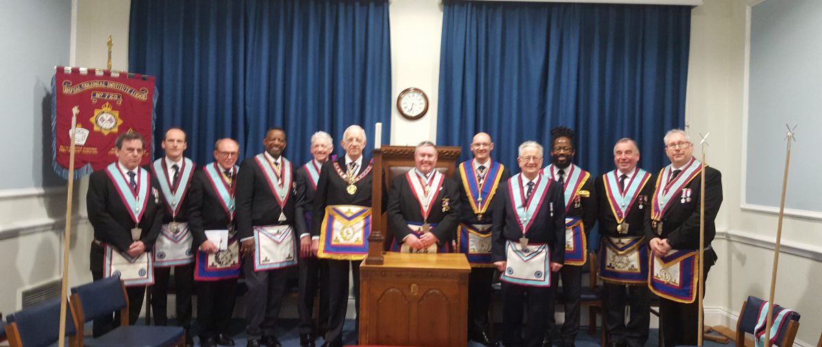 W Bro Wes Hollands APGM, and his Delegation visit Royal Colonial Institute on Friday 13 March 2020