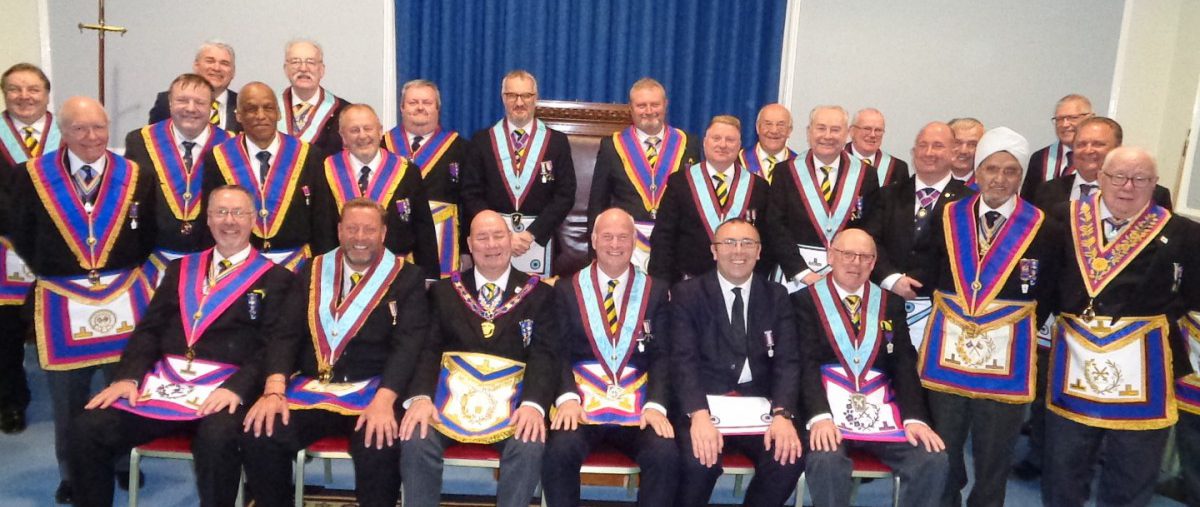 John Ellis APGM attended the Spirit of Rugby No 2014 to welcome the latest advancee, with a healthy sized delegation