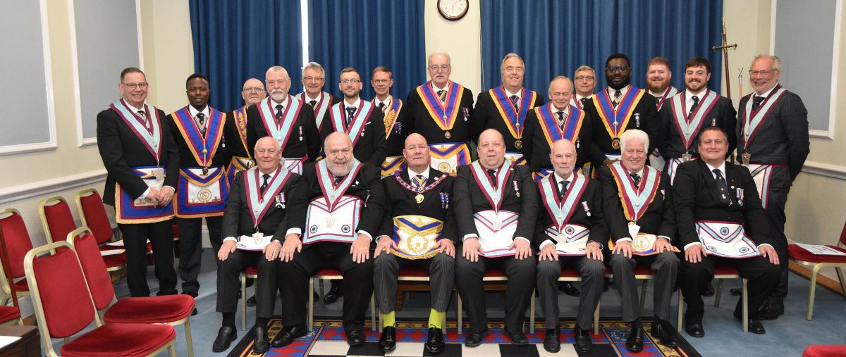 Piscator Lodge welcomed V.W. Bro. John Ellis and his delegation to their meeting on 22 April.