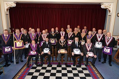 Maguncor Lodge No. 833 welcomed PGM R. W. Bro. Thomas Quinn and his Delegation on 13th July 2022