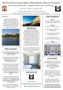 Burns Festival Weekend 2027 Invite
